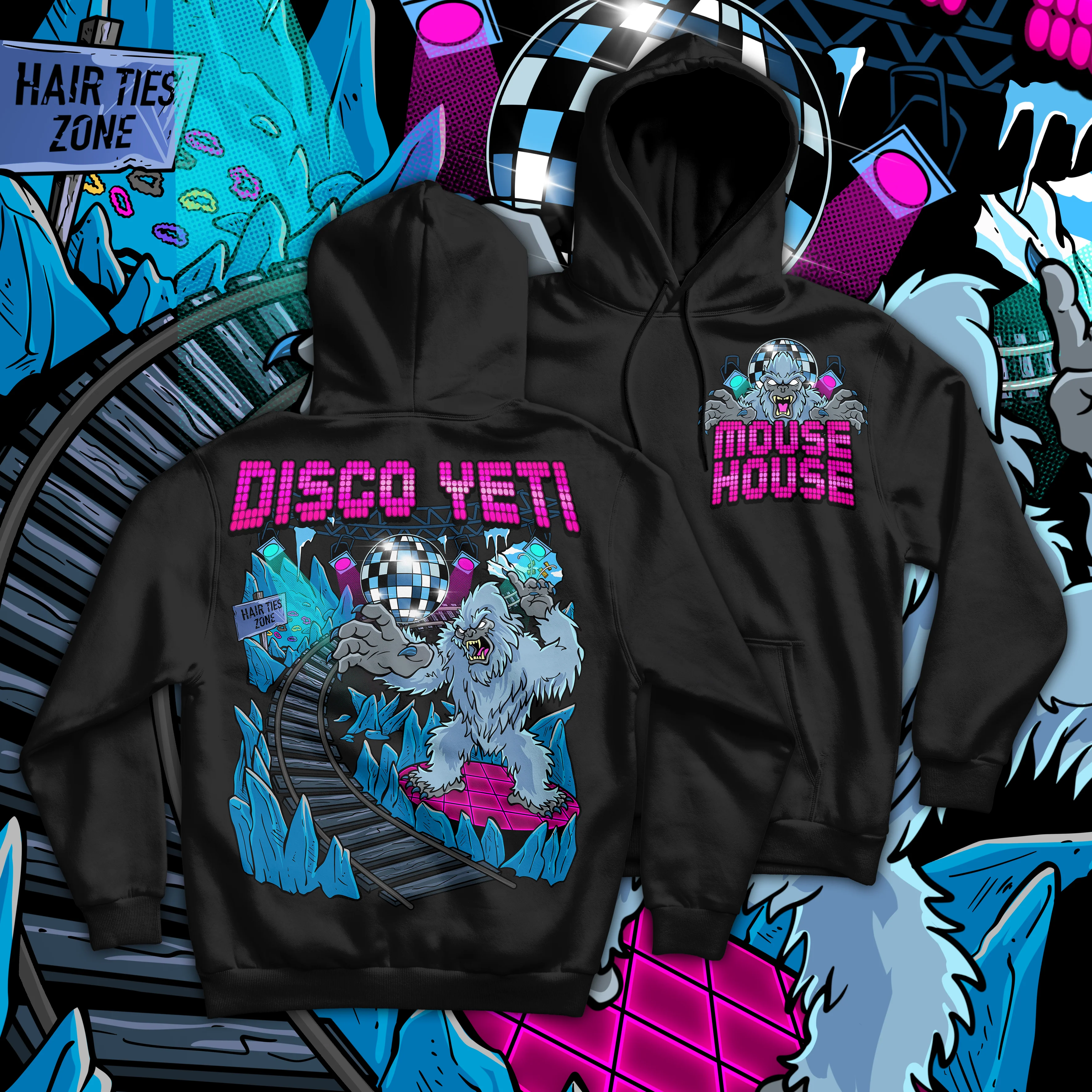 Disco Yeti Hoodie