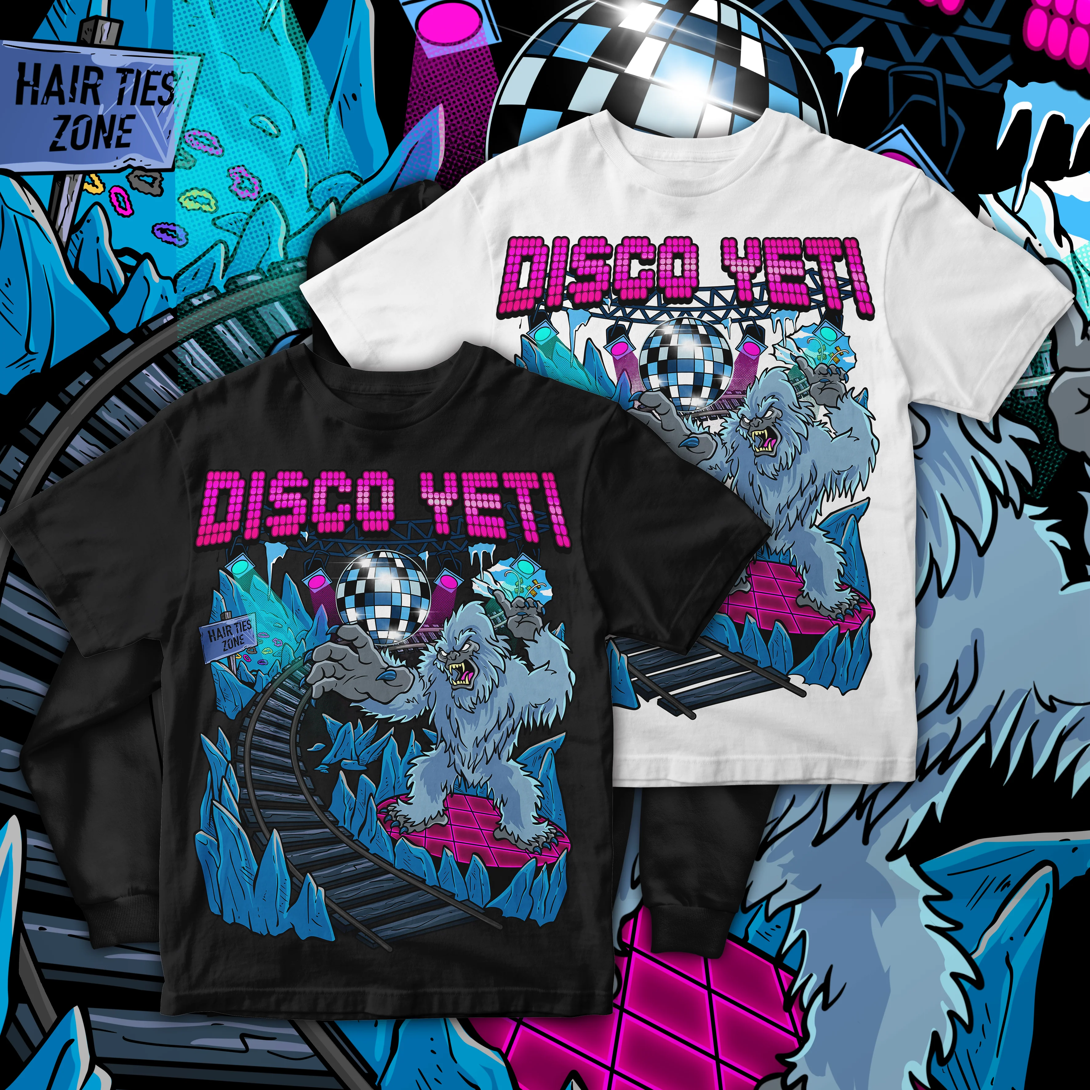 Disco Yeti Kids Tee