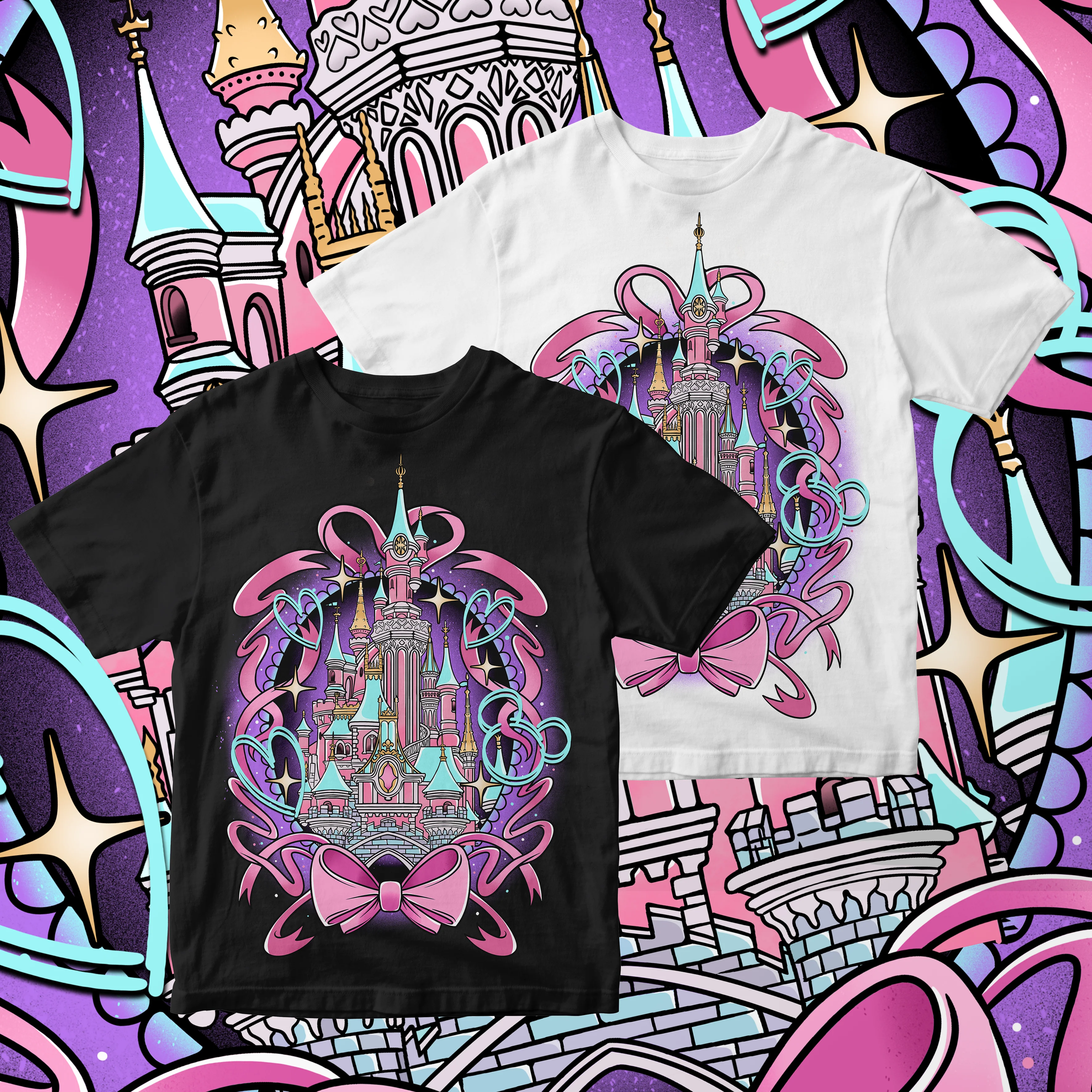 Pink Castle Kids Tee